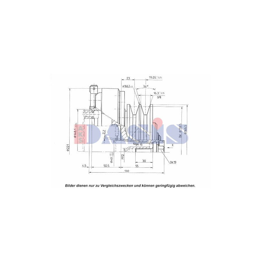 AKS Dasis 851169N AC Compressor Clutch