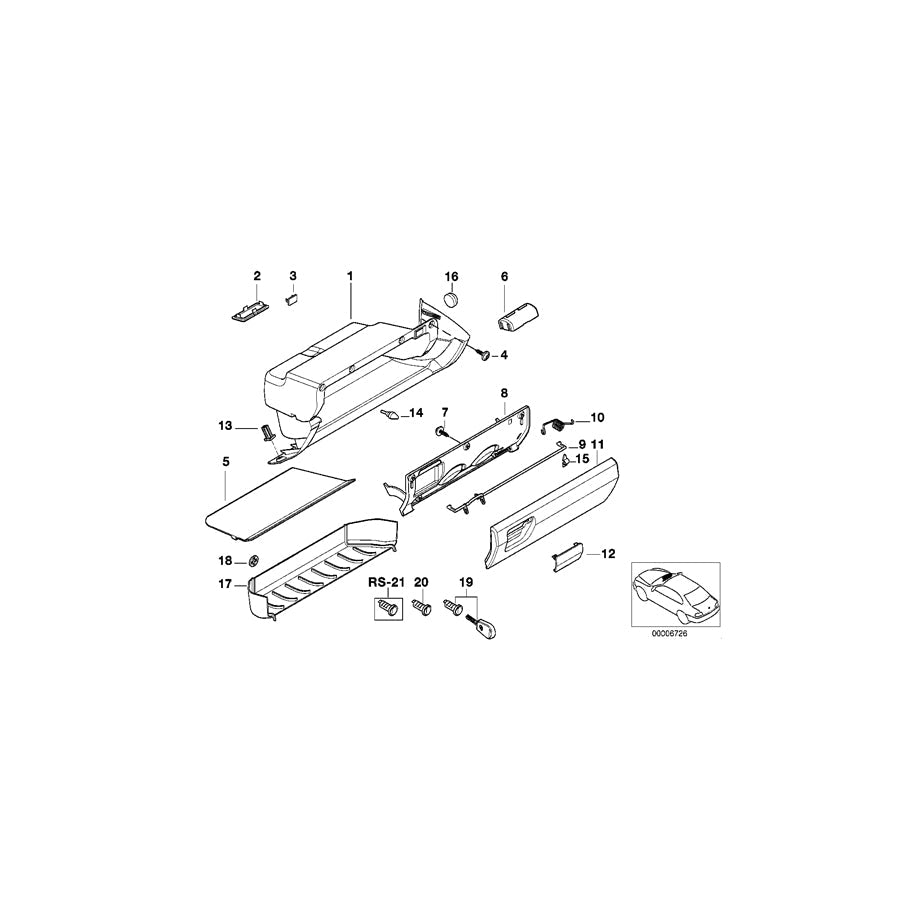 Genuine BMW 51168200129 E36 Supporting Bracket (Inc. 316i 1.6, 318ti & 316g) | ML Performance US Car Parts