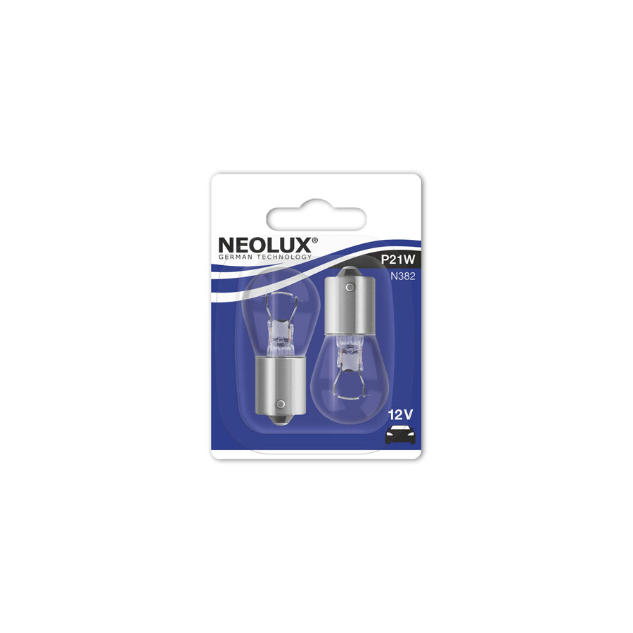 NEOLUX  N382-02B 12v 21w BA15s (382) Twin blister