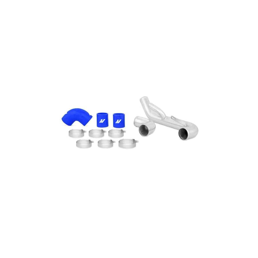 Mishimoto MMICP-EVO-10LBL 08+ Mitsubishi Lancer Evolution X Blue Lower Intercooler Pipe Kit