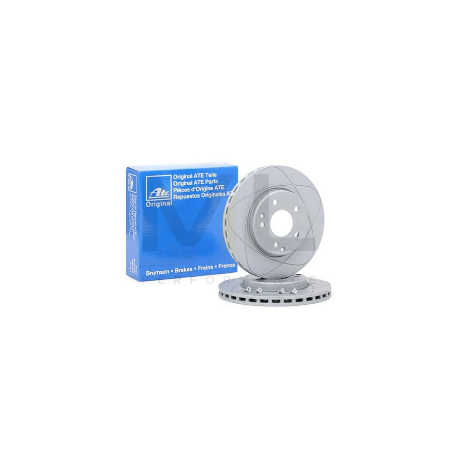 ATE PowerDisc 24.0325-0110.1 Brake Disc Vented, Coated, Alloyed / High-carbon, with bolts/screws  - 1 piece