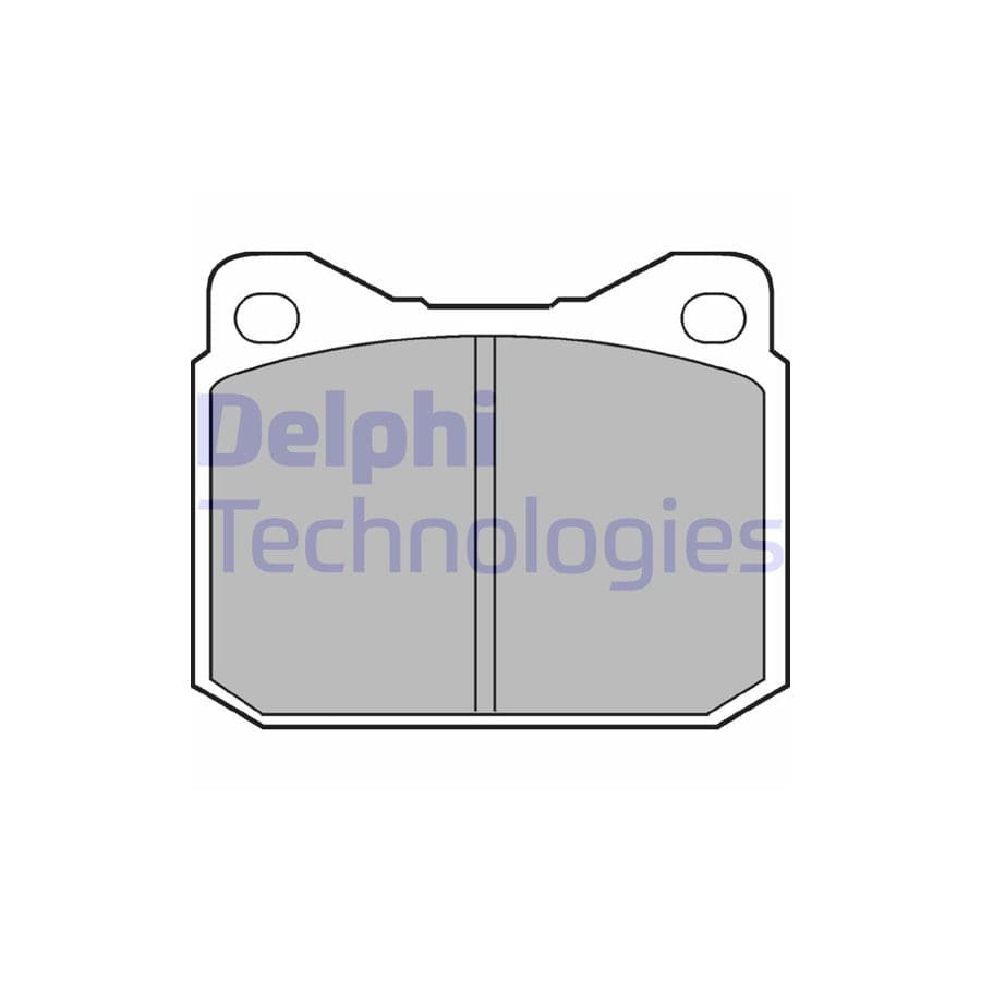 Delphi Lp117 Brake Pad Set For Vw Lt
