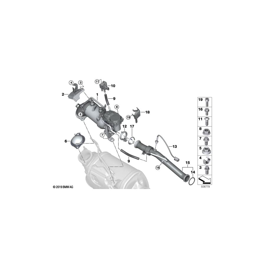 Genuine BMW 11718475732 G11 G30 G12 Heat Protection (Inc. 640dX, 540dX & X4 M40dX) | ML Performance UK Car Parts