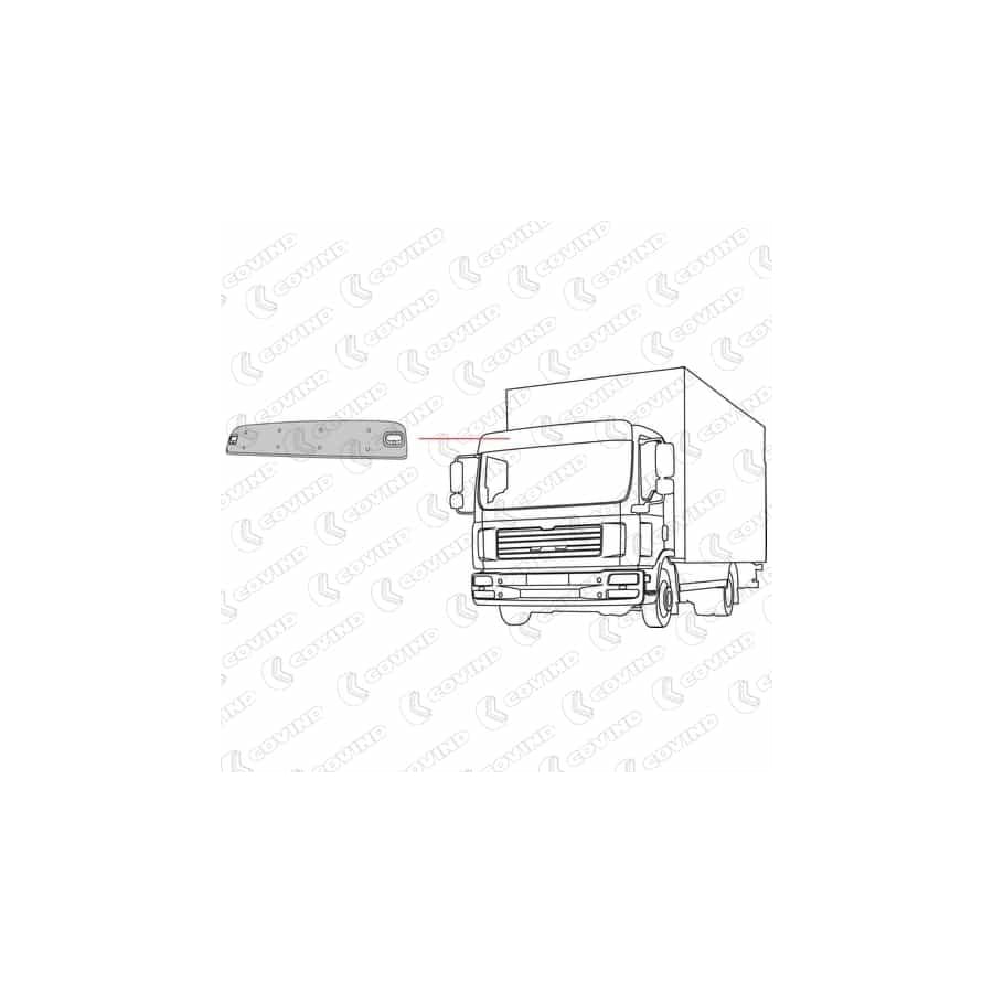 Covind Tgl/400 Sun Visor