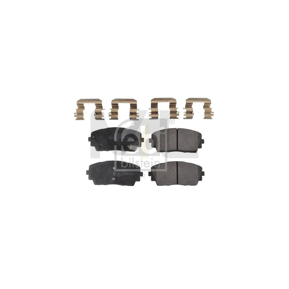Febi Bilstein 116312 Brake Pad Set For Kia Picanto Front Axle, With Acoustic Wear Warning, With Attachment Material