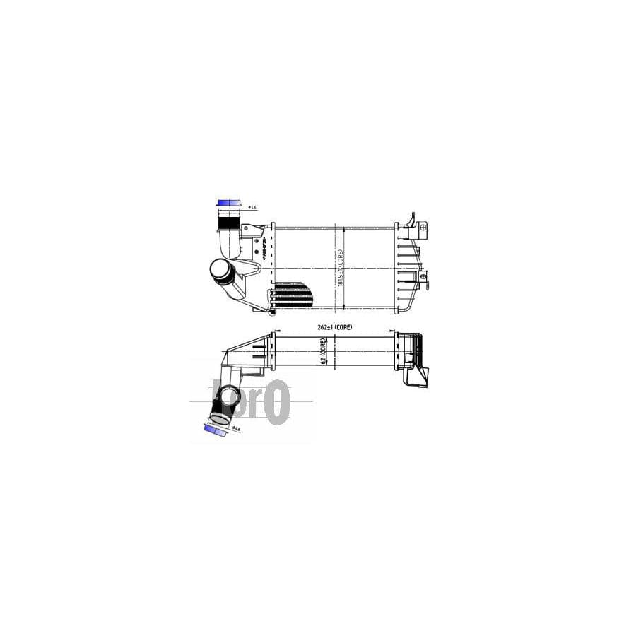 Abakus 0370180003 Intercooler