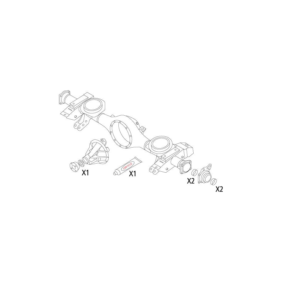 Corteco 19535816 Gasket Set, Differential