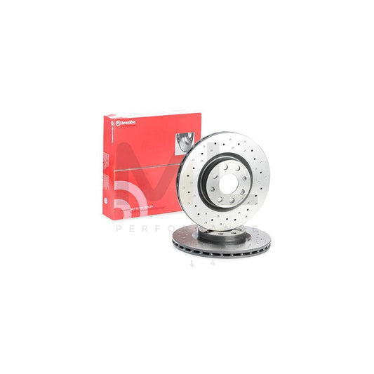BREMBO XTRA LINE 09.4939.3X Brake Disc Perforated / Vented, Coated, High-carbon, with bolts/screws | ML Performance Car Parts
