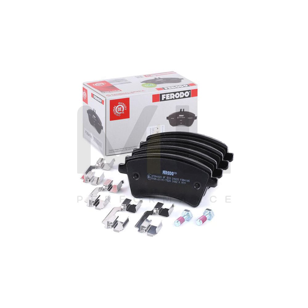 Ferodo Premier Eco Friction Fdb4868 Brake Pad Set For Honda Civic With Acoustic Wear Warning, With Piston Clip, Without Accessories | ML Performance Car Parts