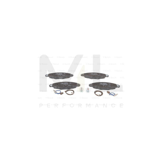 Bosch 0986424511 Brake Pad Set Incl. Wear Warning Contact, With Anti-Squeak Plate, With Bolts/Screws, With Accessories BP269 | ML Performance Car Parts