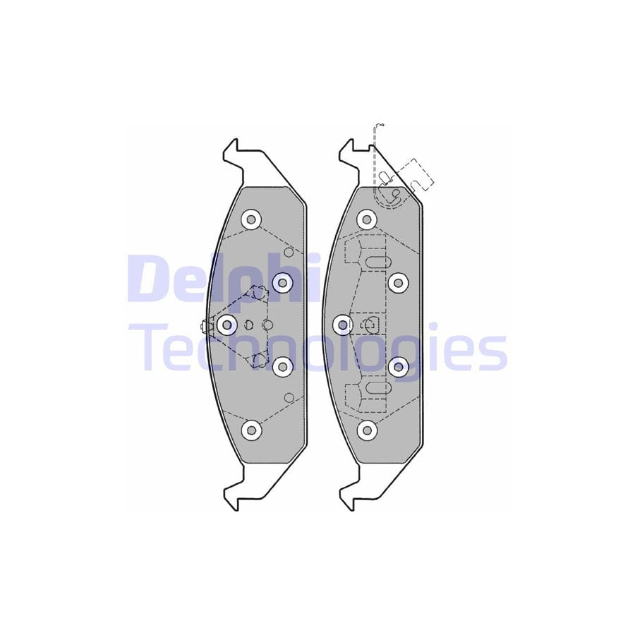 Delphi Lp1161 Brake Pad Set