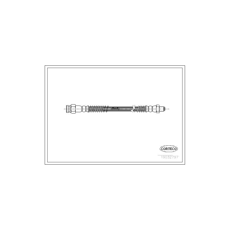 Corteco 19032797 Brake Hose