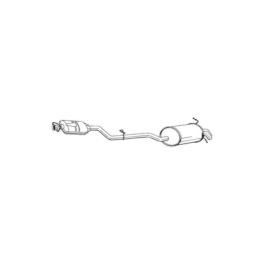 Bosal 286-055 Rear Silencer Suitable for Mercedes-Benz C-Class