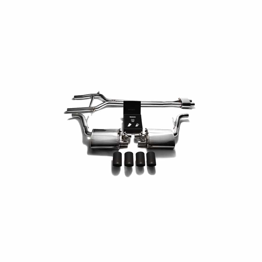 Armytrix P70N1-QS11M Valvetronic Exhaust System Porsche 970 Panamera | S | GTS 3.6/4.8L 2010-2013 with Quad Matte Black 3.5"