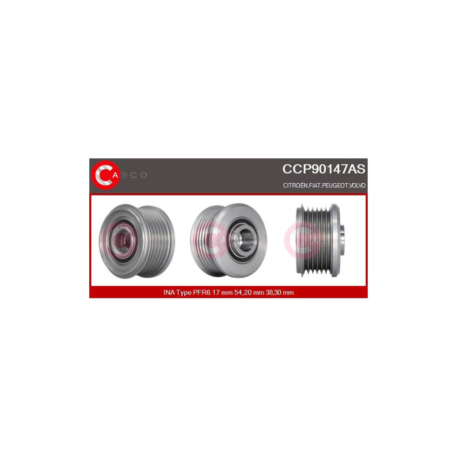 Casco Ccp90147As Pulley, Alternator