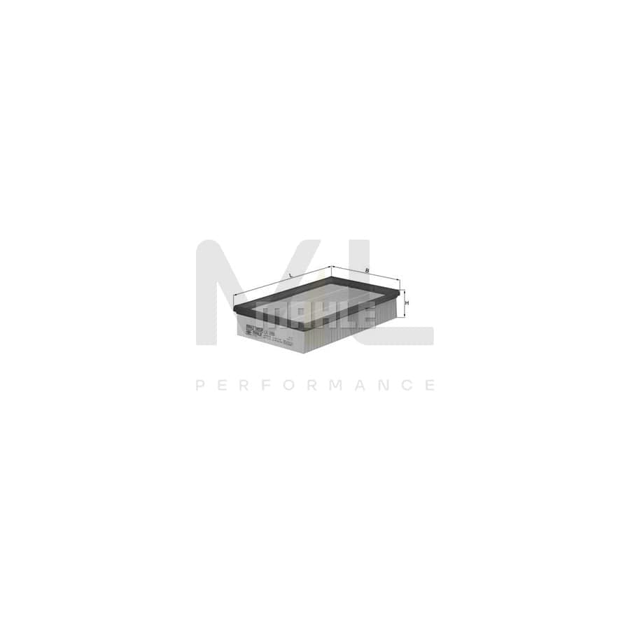 MAHLE ORIGINAL LX 1596 Air Filter Filter Insert | ML Performance Car Parts