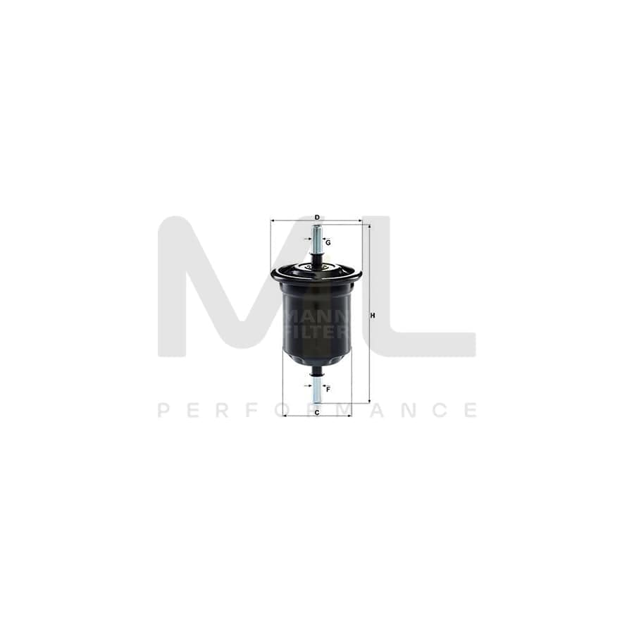 MANN-FILTER WK 6013 Fuel filter In-Line Filter