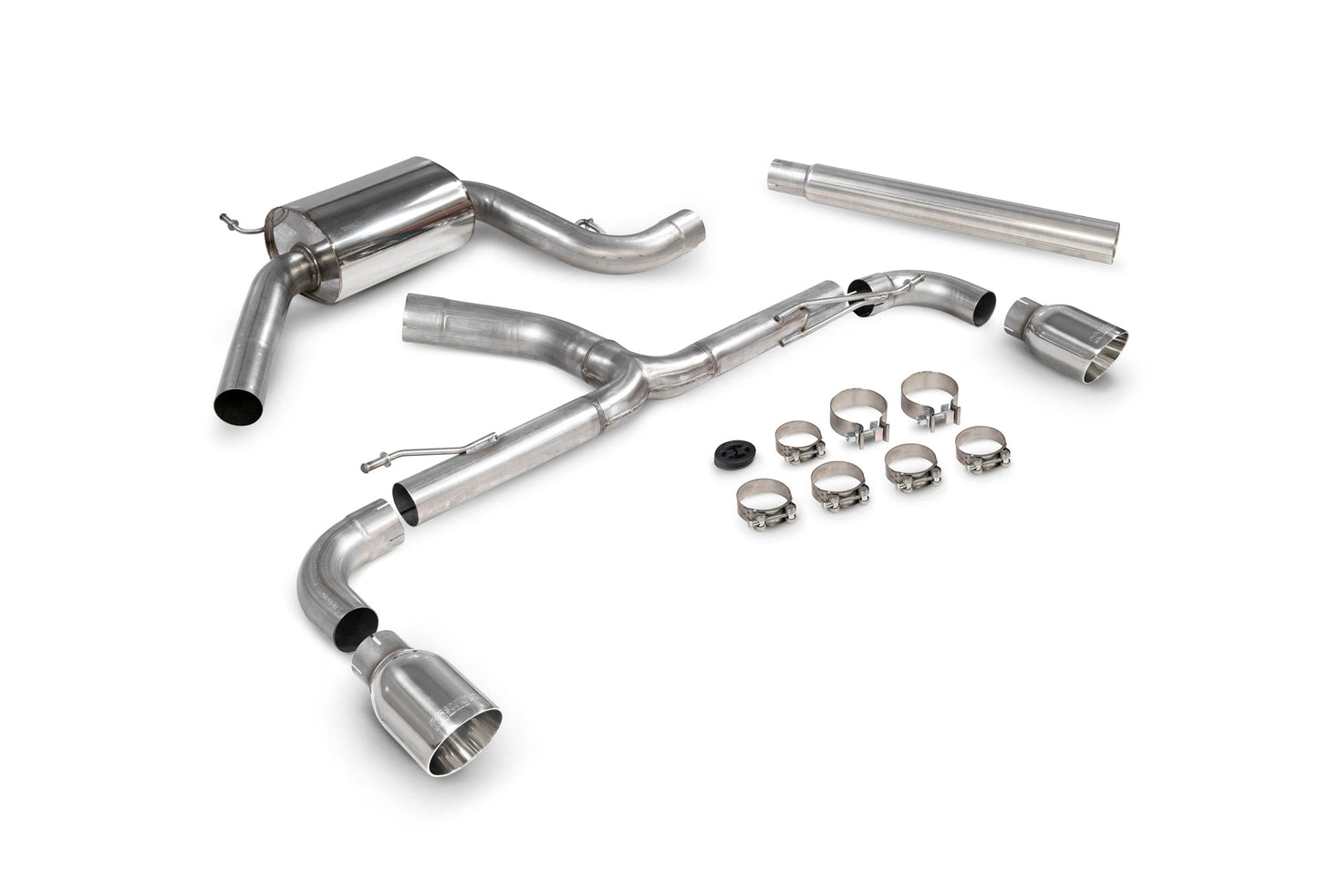 Scorpion SVW072 VW Scirocco R Resonated Predator Cat-Back System  | ML Performance US US
