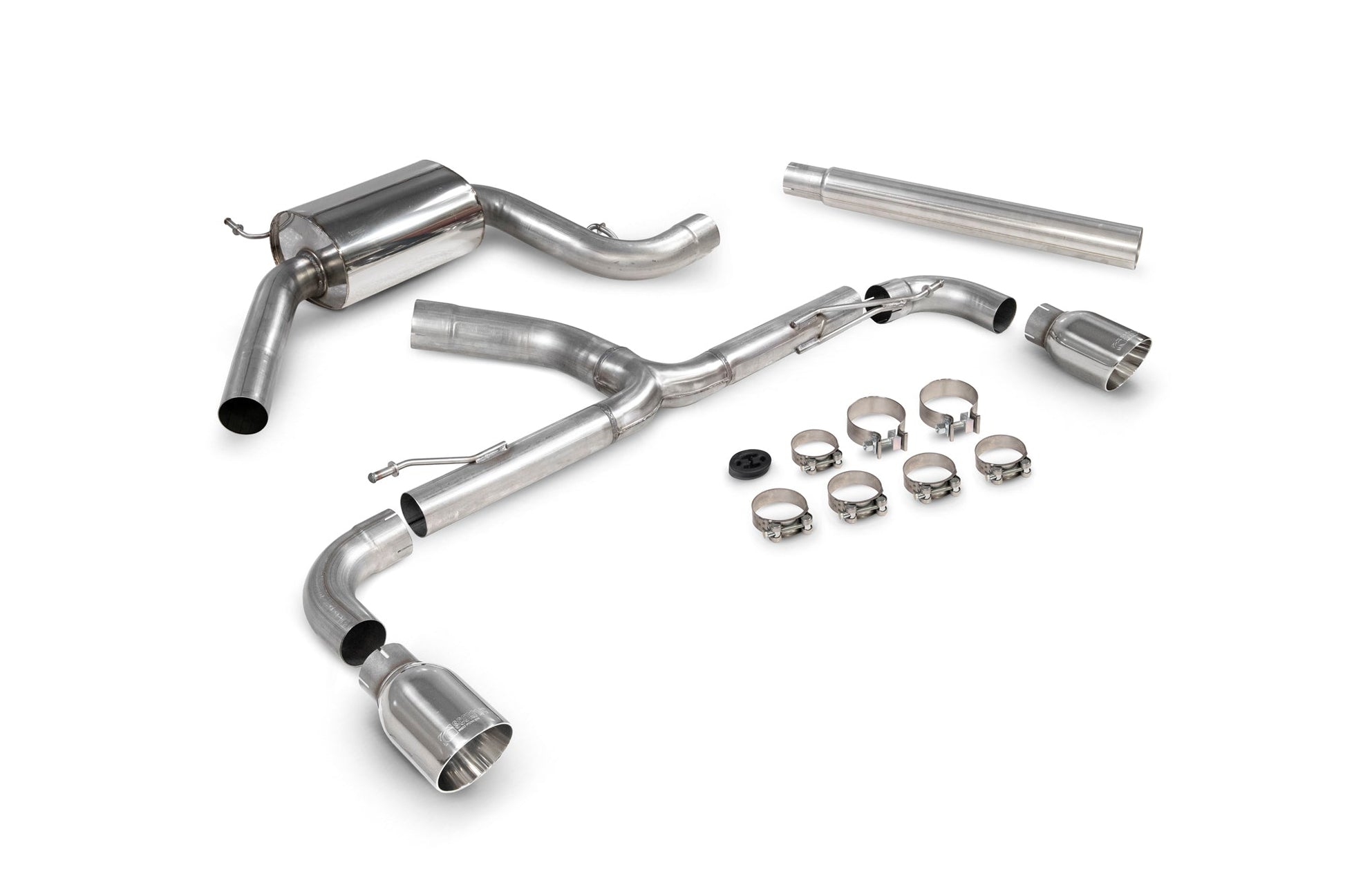 Scorpion SVW072 VW Scirocco R Resonated Predator Cat-Back System  | ML Performance US US