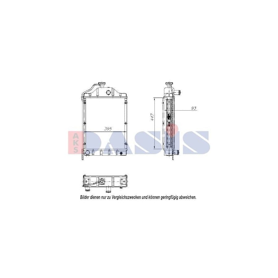 AKS Dasis 440117N Engine Radiator