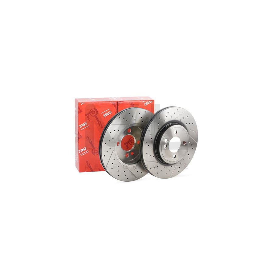 TRW DF6422 Brake Disc Slotted / Perforated, Painted | ML Performance Car Parts