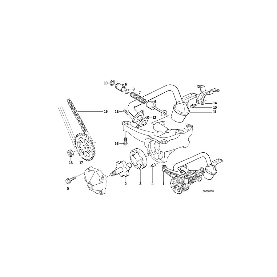 Genuine BMW 11411735896 E34 Suction Pipe (Inc. 525ix) | ML Performance US Car Parts