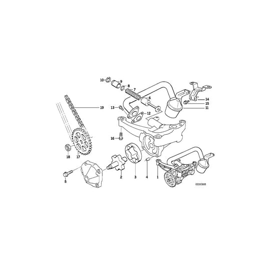 Genuine BMW 11411735896 E34 Suction Pipe (Inc. 525ix) | ML Performance US Car Parts