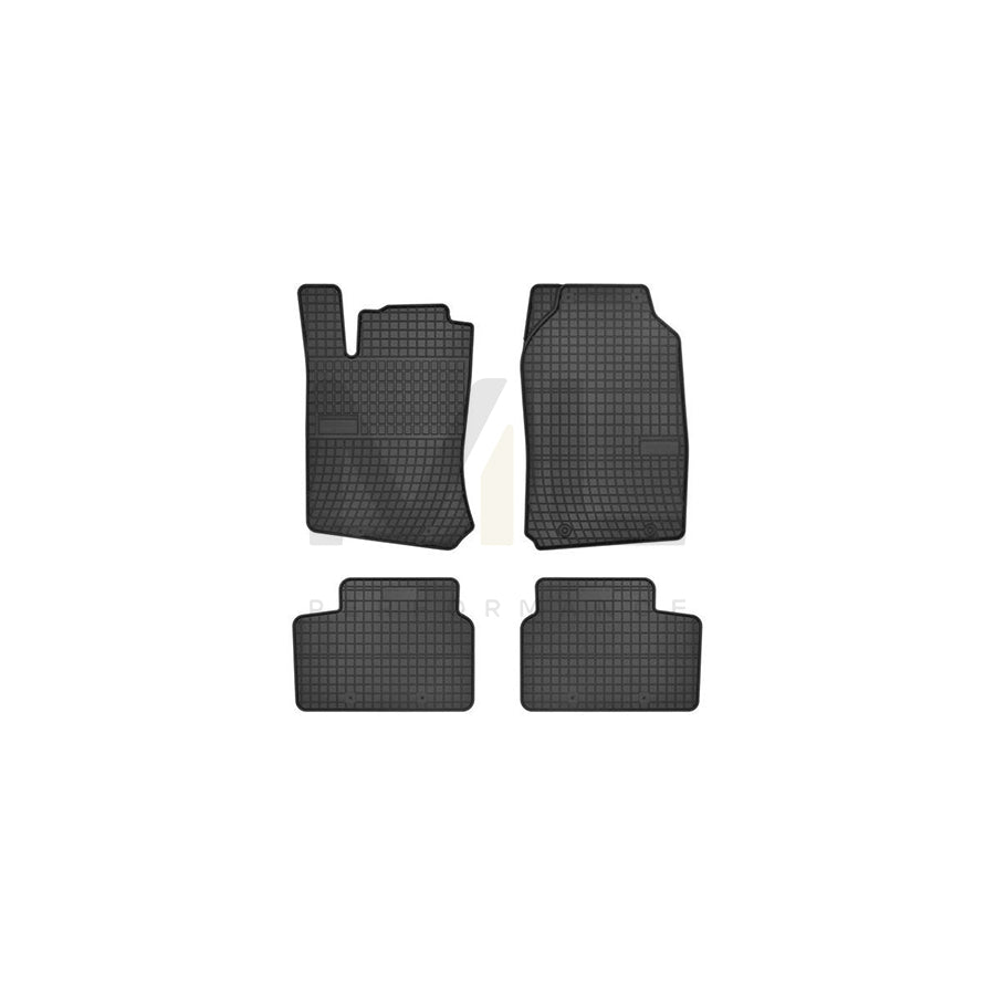 FROGUM Tailored 0707 Floor mat set for OPEL VECTRA Elastomer, Front and Rear, Quantity: 4, Black, (LHD)