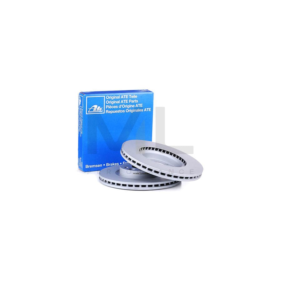 ATE 24.0125-0162.1 Brake Disc Vented, Coated, High-carbon  - 1 piece
