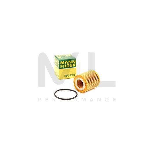 MANN-FILTER HU 7032 z Oil Filter with seal, Filter Insert