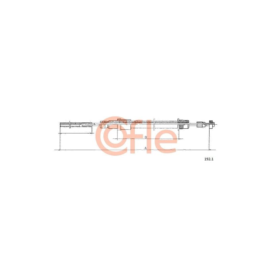 COFLE 1903.3 Throttle Cable