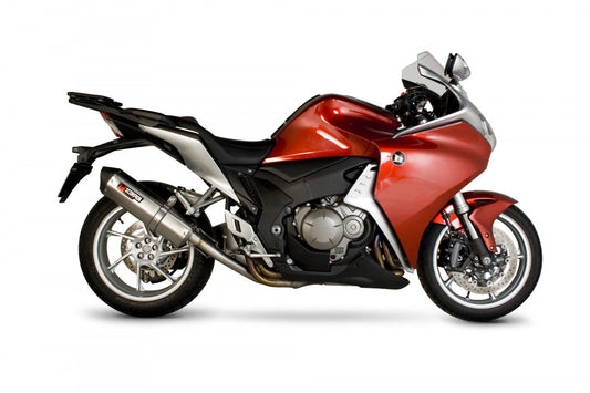 Scorpion RHA104SEO Honda VFR1200 Serket Parallel Slip-On - Brushed Stainless Steel Sleeve | ML Performance US US