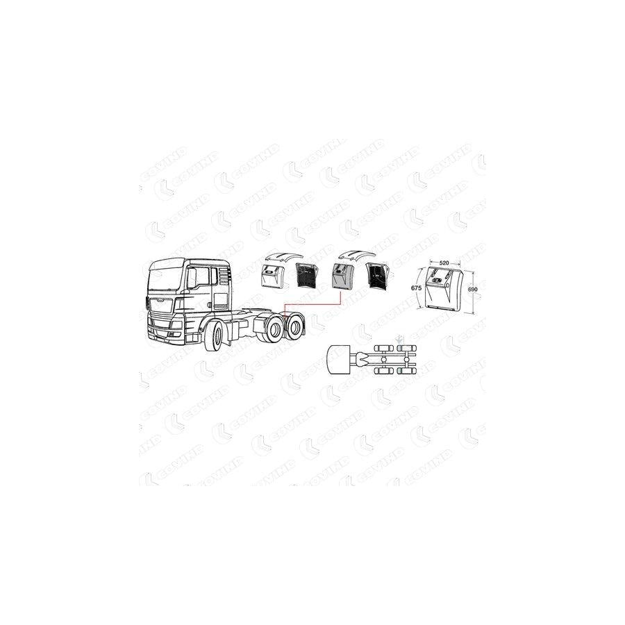Covind Tgx/513 Wing Fender
