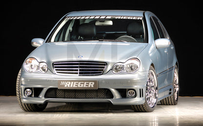 Rieger 00025202 Mercedes-Benz W203 C-Class Front Bumper 5 | ML Performance UK Car Parts