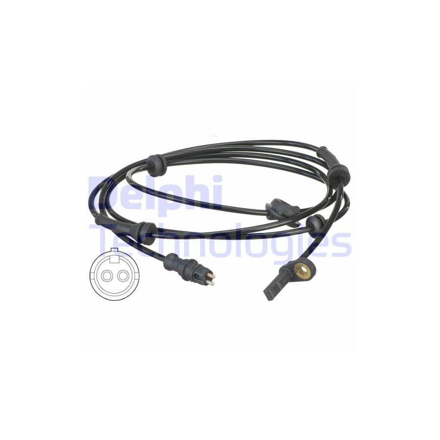 Delphi Ss20484 Abs Sensor For Fiat Doblo