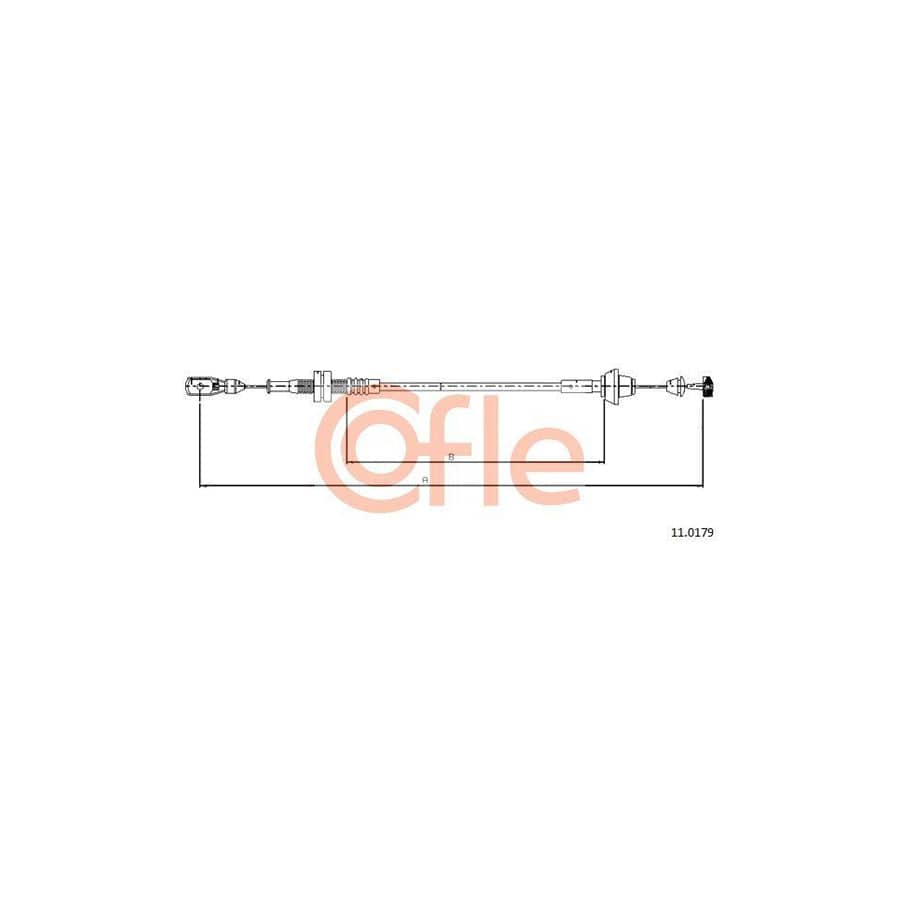 Cofle 92.11.0179 Throttle Cable for Ford Escort