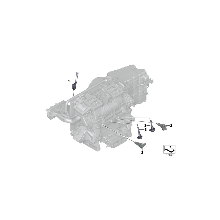 Genuine BMW 64119166109 F03 RR5 F02 Temperature Sensor (Inc. 750iX, 650iX 4.0 & 750dX) | ML Performance UK Car Parts