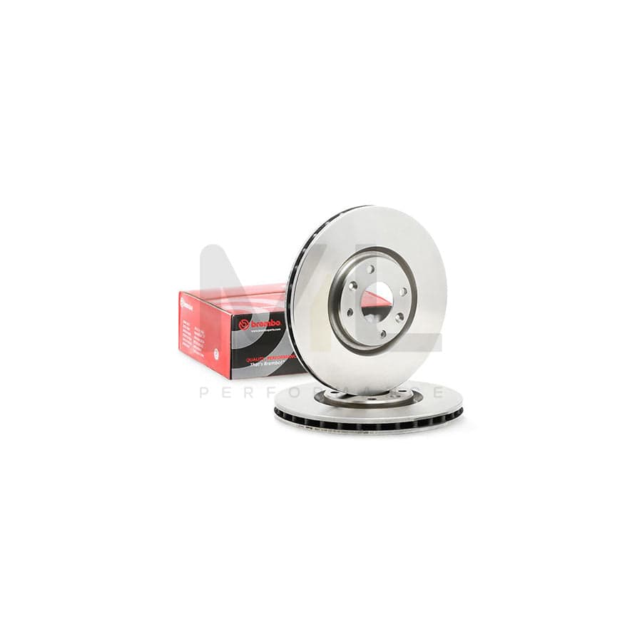 BREMBO 09.A185.14 Brake Disc Internally Vented, High-carbon, with bolts/screws | ML Performance Car Parts