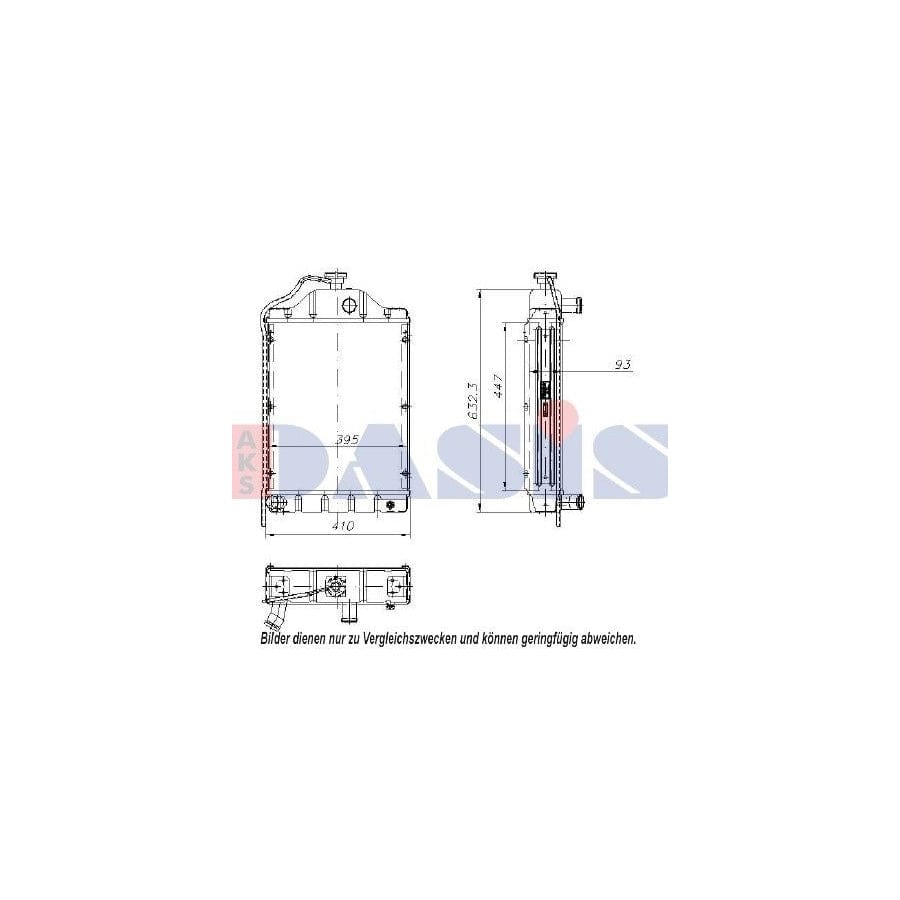 AKS Dasis 440118N Engine Radiator