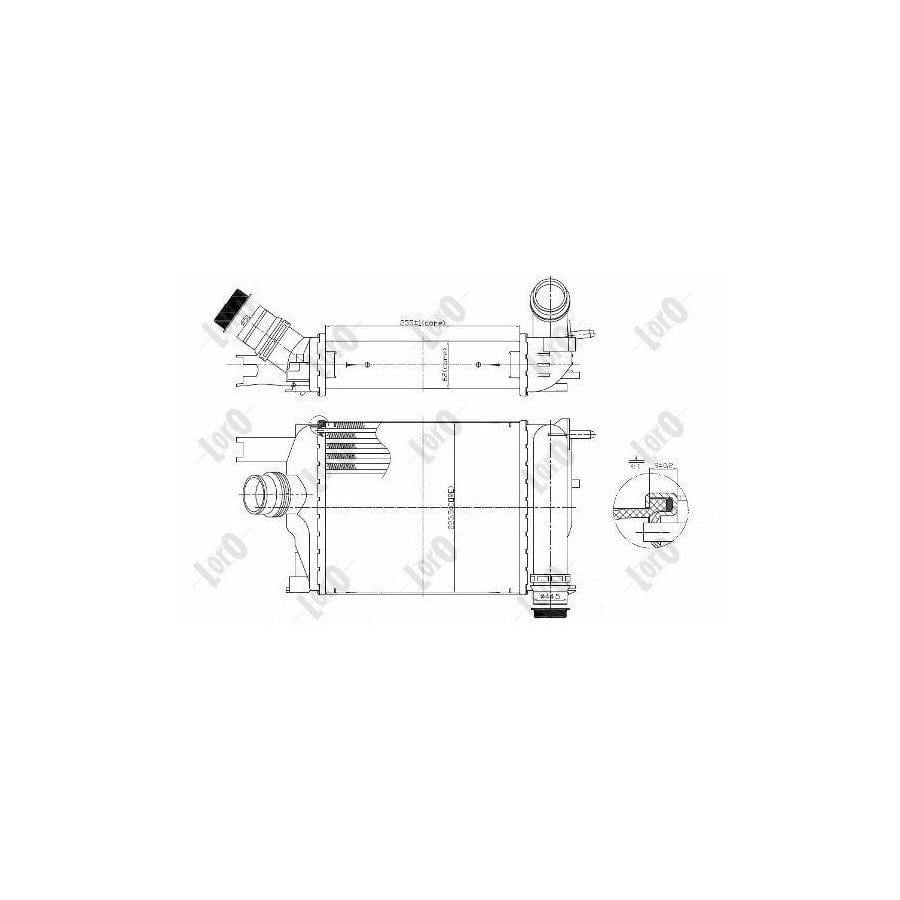 Abakus 0100180005 Intercooler