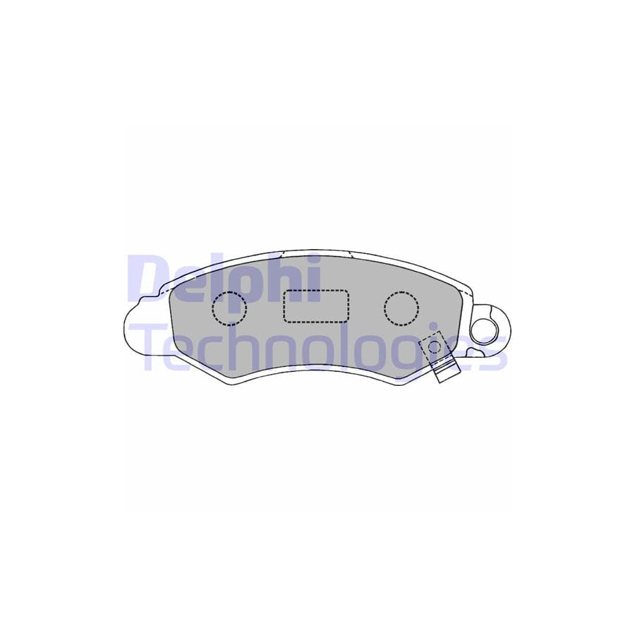 Delphi Lp1318 Brake Pad Set