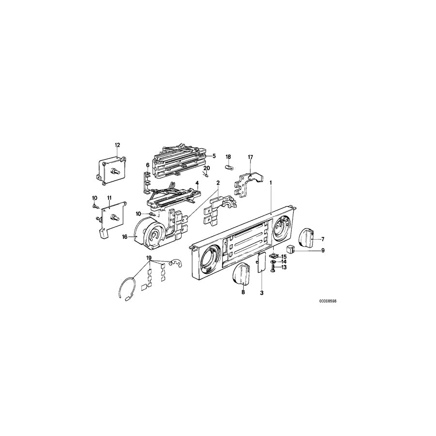 Genuine BMW 64111375913 E28 Panel (Inc. 525i, 524d & 525e) | ML Performance UK Car Parts