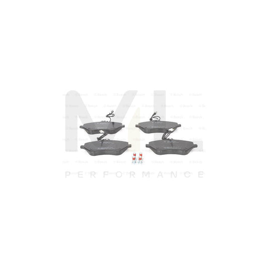Bosch 0986494098 Brake Pad Set With Integrated Wear Sensor, With Anti-Squeak Plate, With Bolts/Screws, With Accessories BP1008 | ML Performance Car Parts