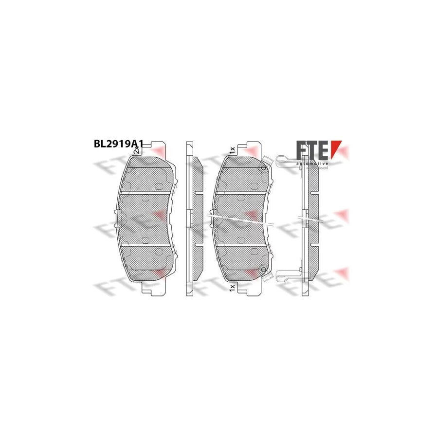 FTE 9011162 Brake Pad Set for Mitsubishi Eclipse Cross (Gk_)