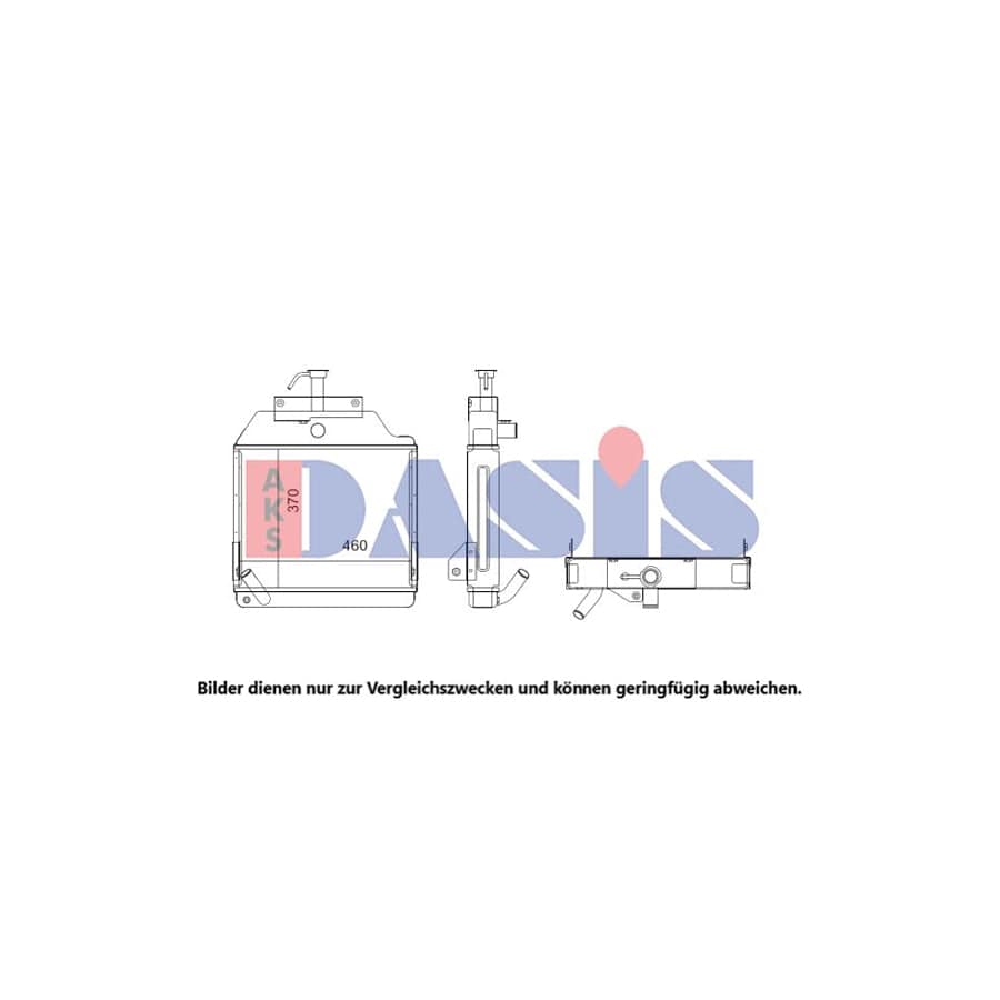 AKS Dasis 440119N Engine Radiator