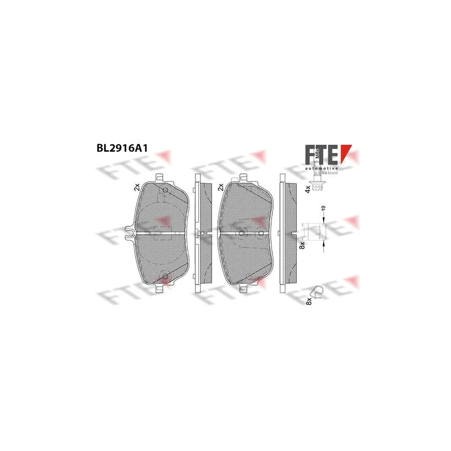 FTE 9011159 Brake Pad Set