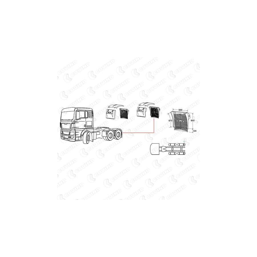 Covind Tgx/517 Wing Fender