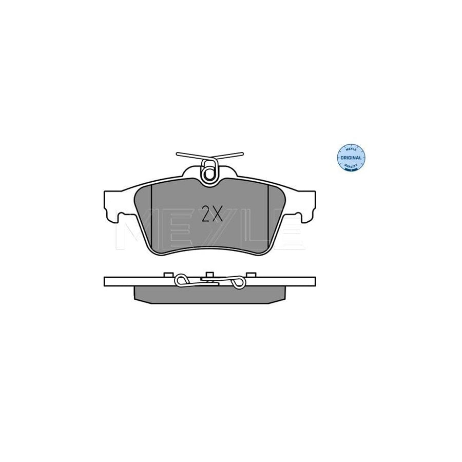 Meyle 025 252 1817 Brake Pad Set For Peugeot 508