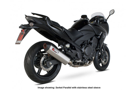 Scorpion RHA106CEO Honda CBF1000 Serket Parallel Slip-On - Carbon Fibre Sleeve | ML Performance US US