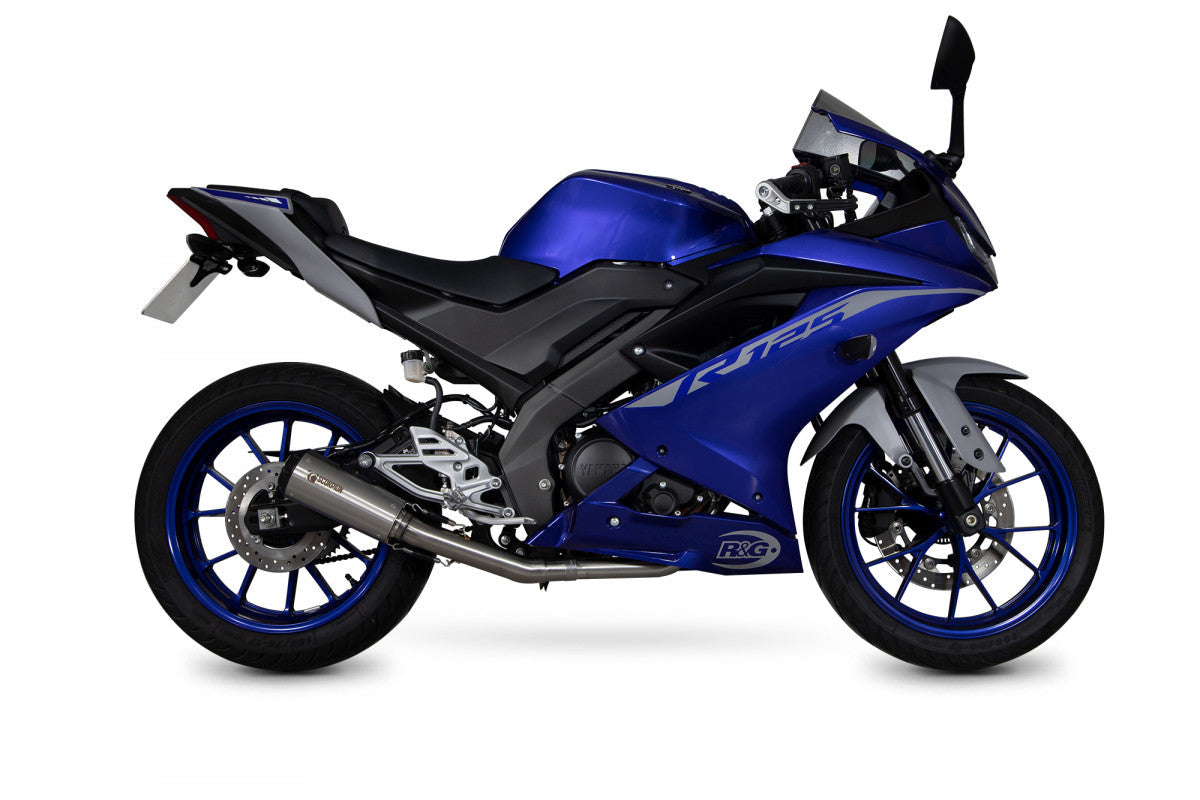 Scorpion PYA115SYSTEO Yamaha YZF-R125 Red Power Full System - Titanium Sleeve | ML Performance US US